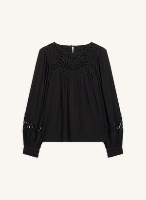 Louise Misha - Riya Blouse | Black