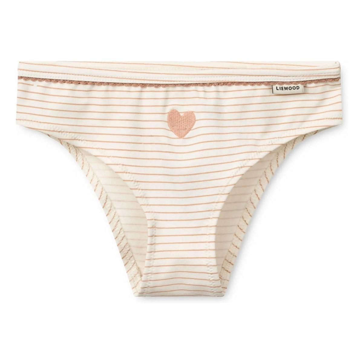 Liewood - 3-Pack Aylin Organic Cotton Heart Pattern Underwear | Pink