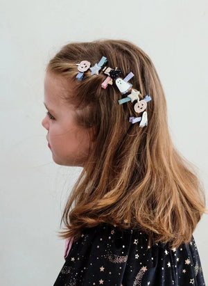 Mimi & Lula - 8-piece Halloween hair clips | Black