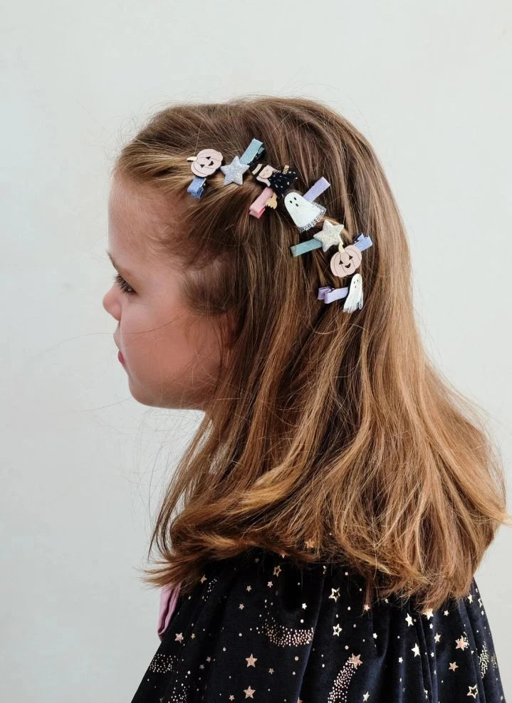 Mimi & Lula - 8-piece Halloween hair clips | Black