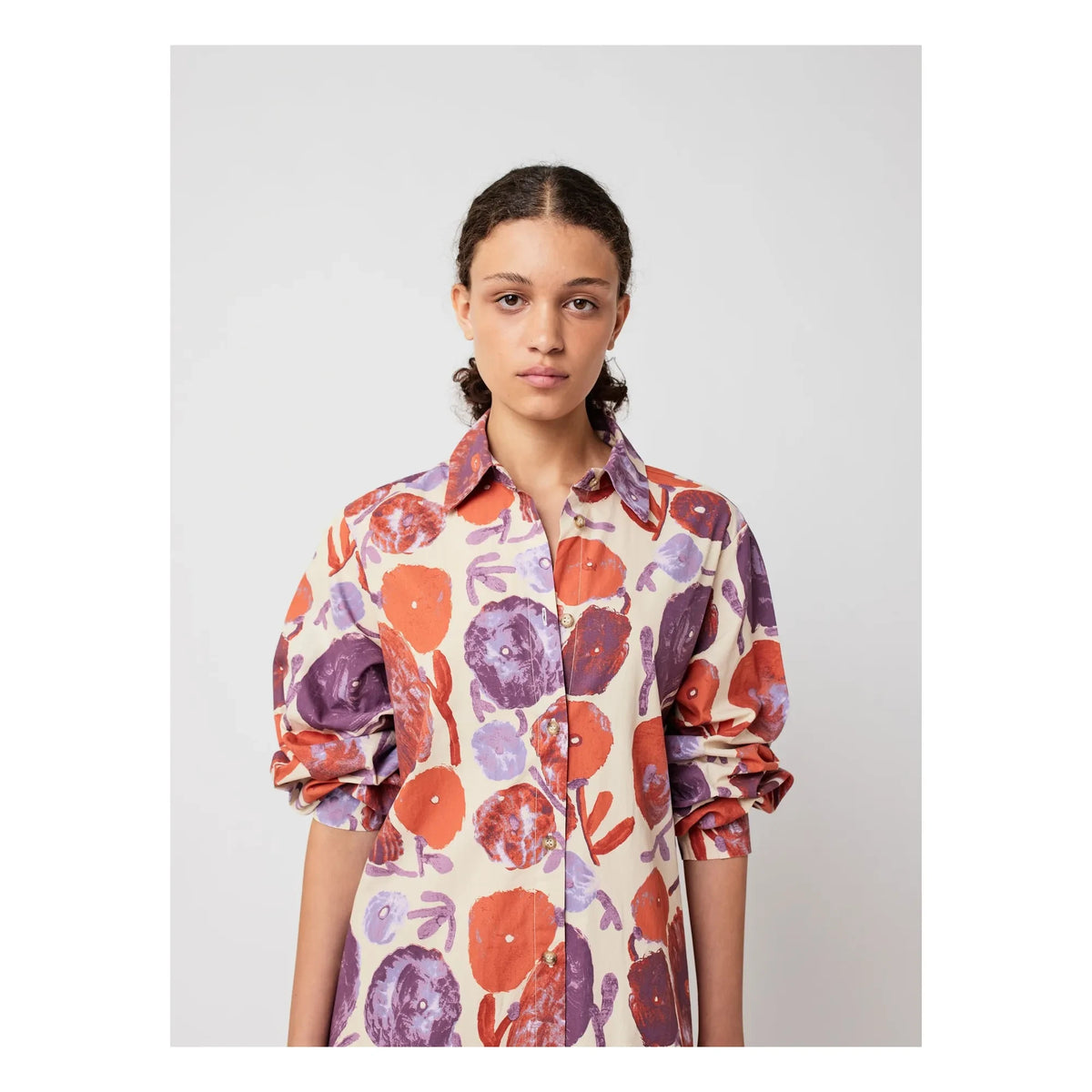 Bobo Choses - Dahlia organic cotton dress - Women's collection | Ecru