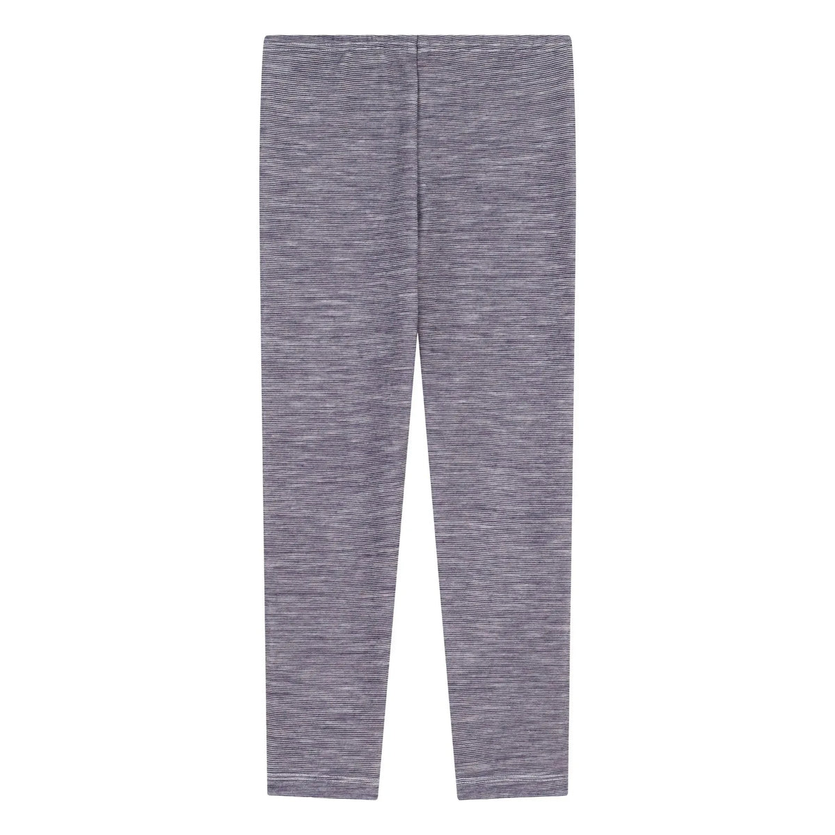 Petit Bateau - Striped Wool Leggings | Gray