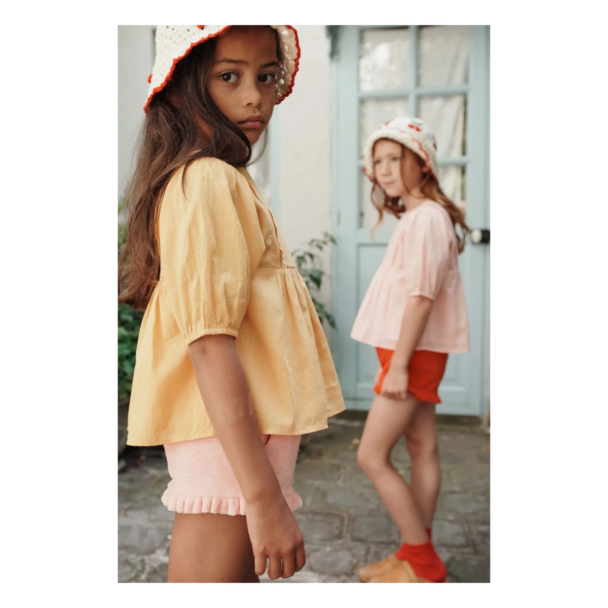 Emile et Ida - Yellow Ruffled Blouse