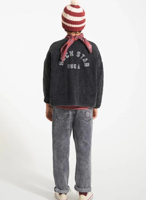 Piupiuchick - Striped Wool Beanie | Burgundy