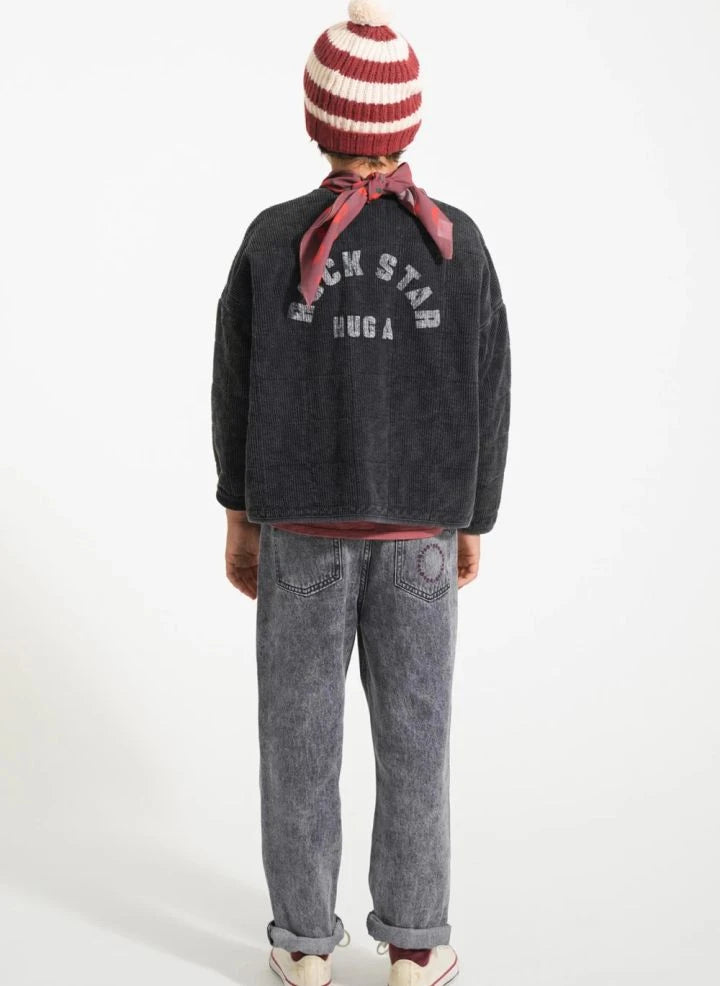 Piupiuchick - Striped Wool Beanie | Burgundy