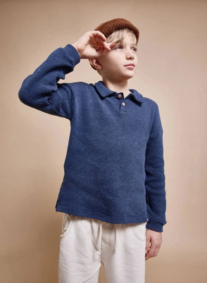 Búho - Waffle Polo | Navy