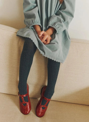 Angulus - Patent T-Bar Flats Coeur | Cherry Red