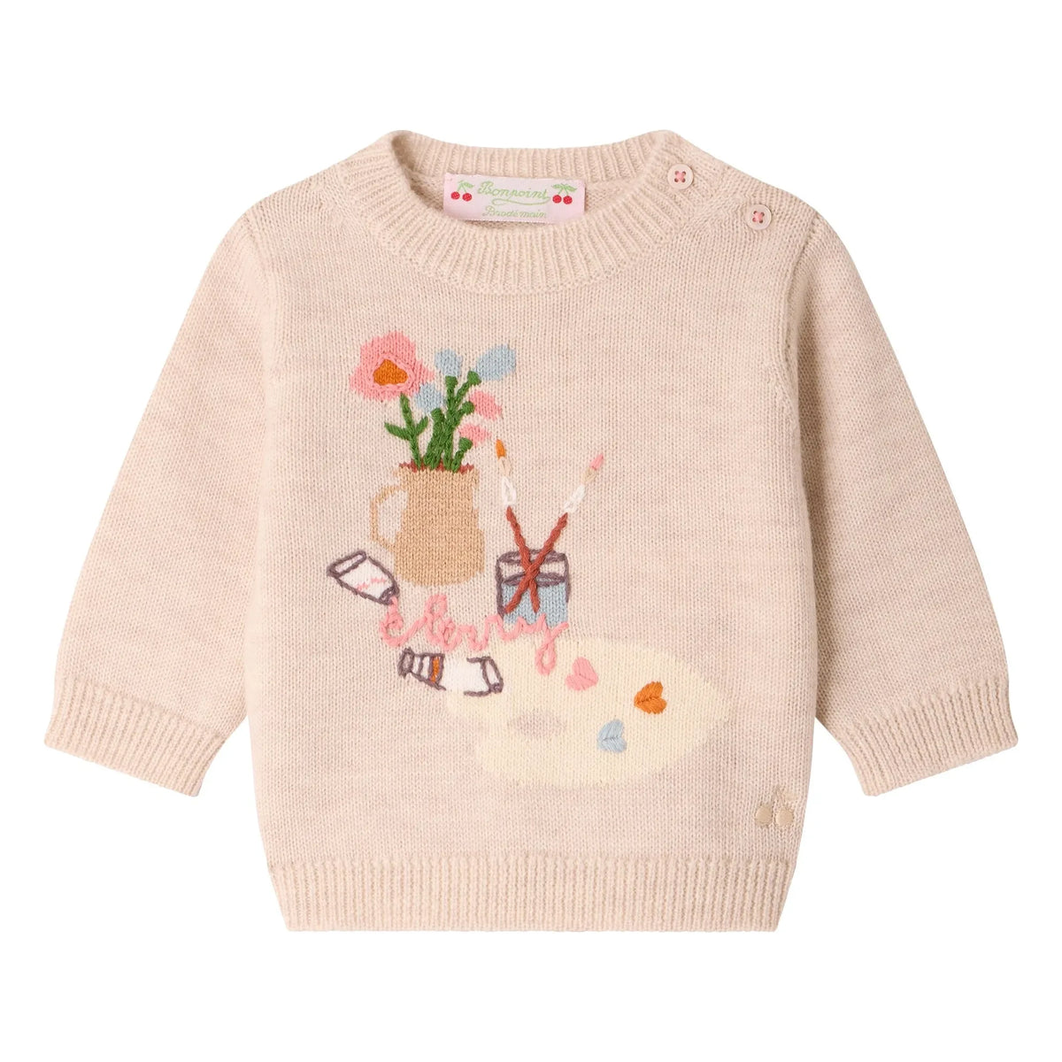 Bonpoint - Almire Wool Sweater | Beige