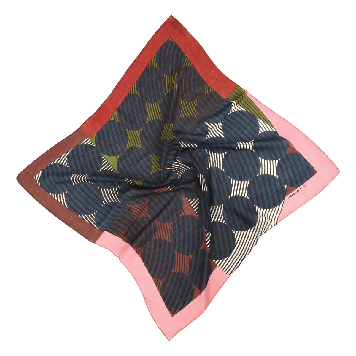 Mapoésie - Cotton Scarf Jeu | Midnight Blue