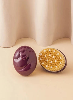 La Bonne Brosse - Talm Body Brush x La Bonne Brosse No. 02 - For Normal Skin | Aubergine