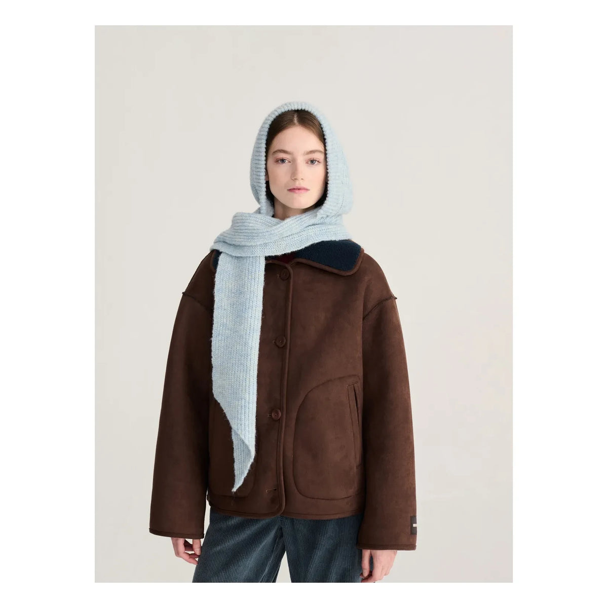 Bobo Choses - Hooded Scarf | Light Blue