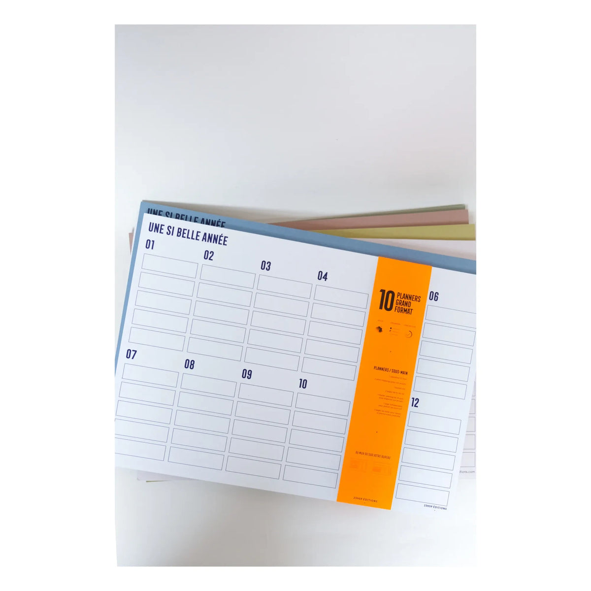 23heures59 éditions - Desk Mat | White