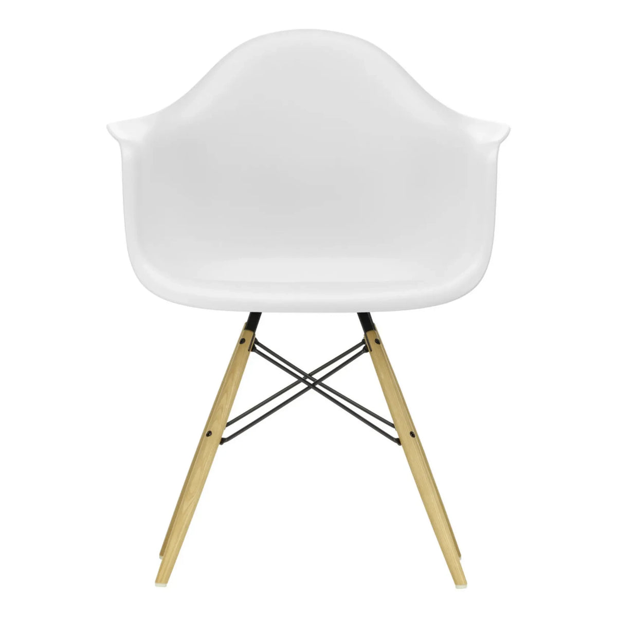 Vitra - DAW Chair - Beechwood Base - Charles & Ray Eames | White