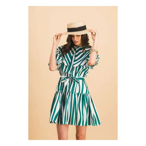 Elise Chalmin - Chloebe Cotton Dress | Green