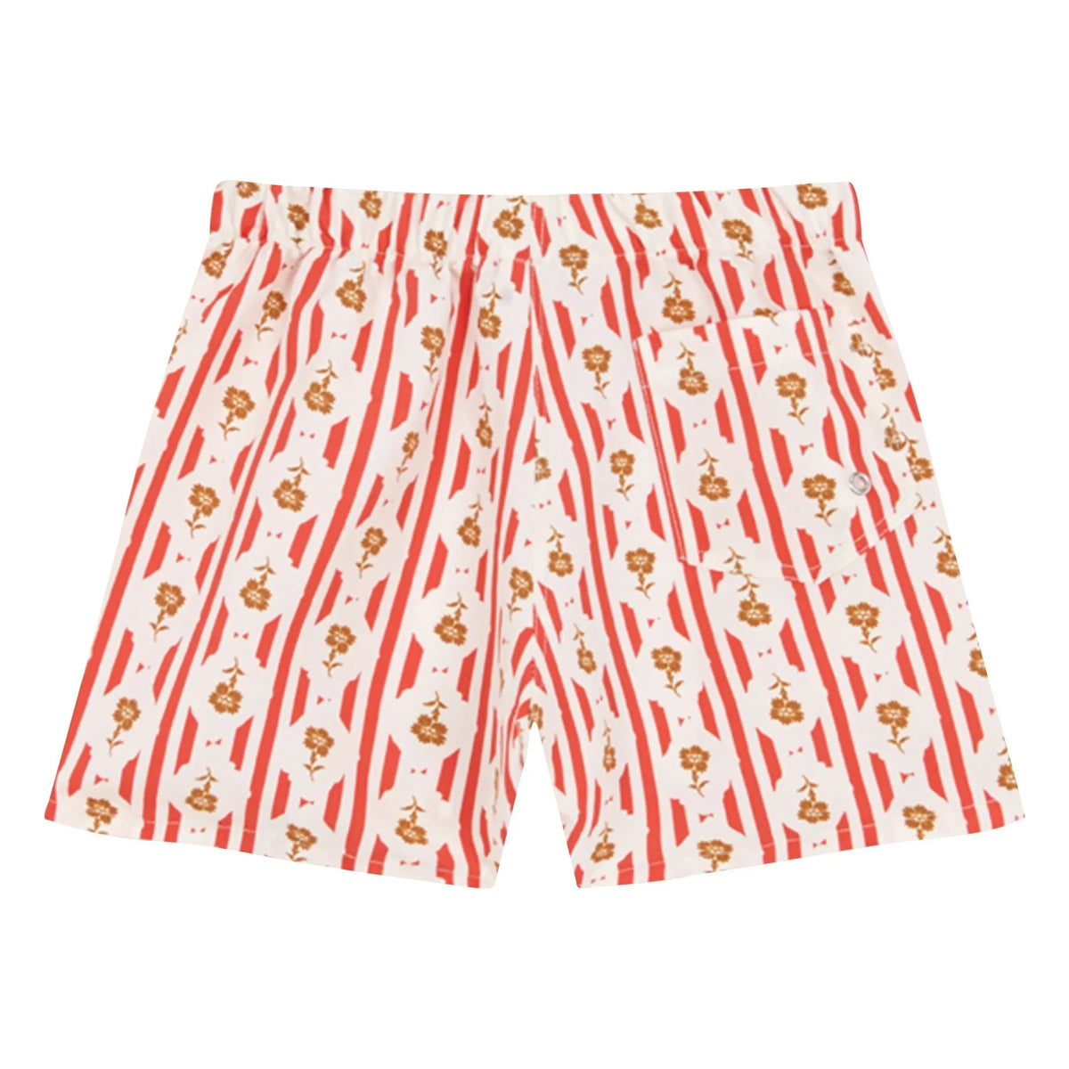 birinit - Valonga Floral Print Bath Shorts | Red