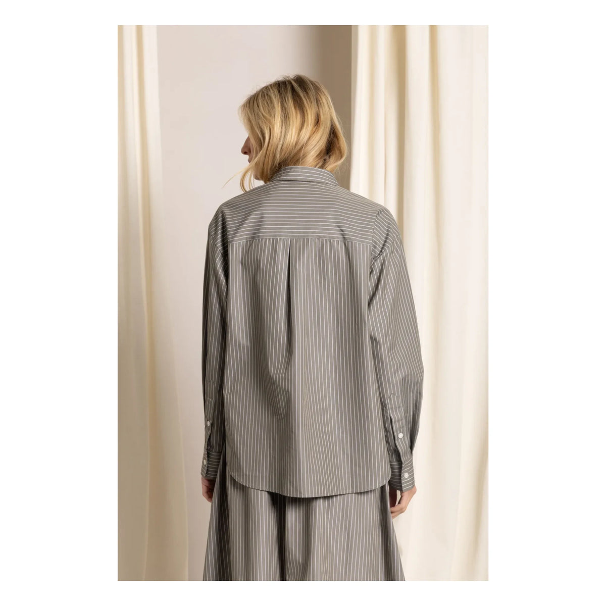 Smallable Woman - Cinnamon Striped Shirt | Gray
