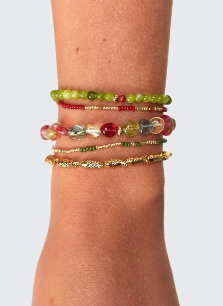 Anni Lu - Clemence Bracelet | Cherry Red