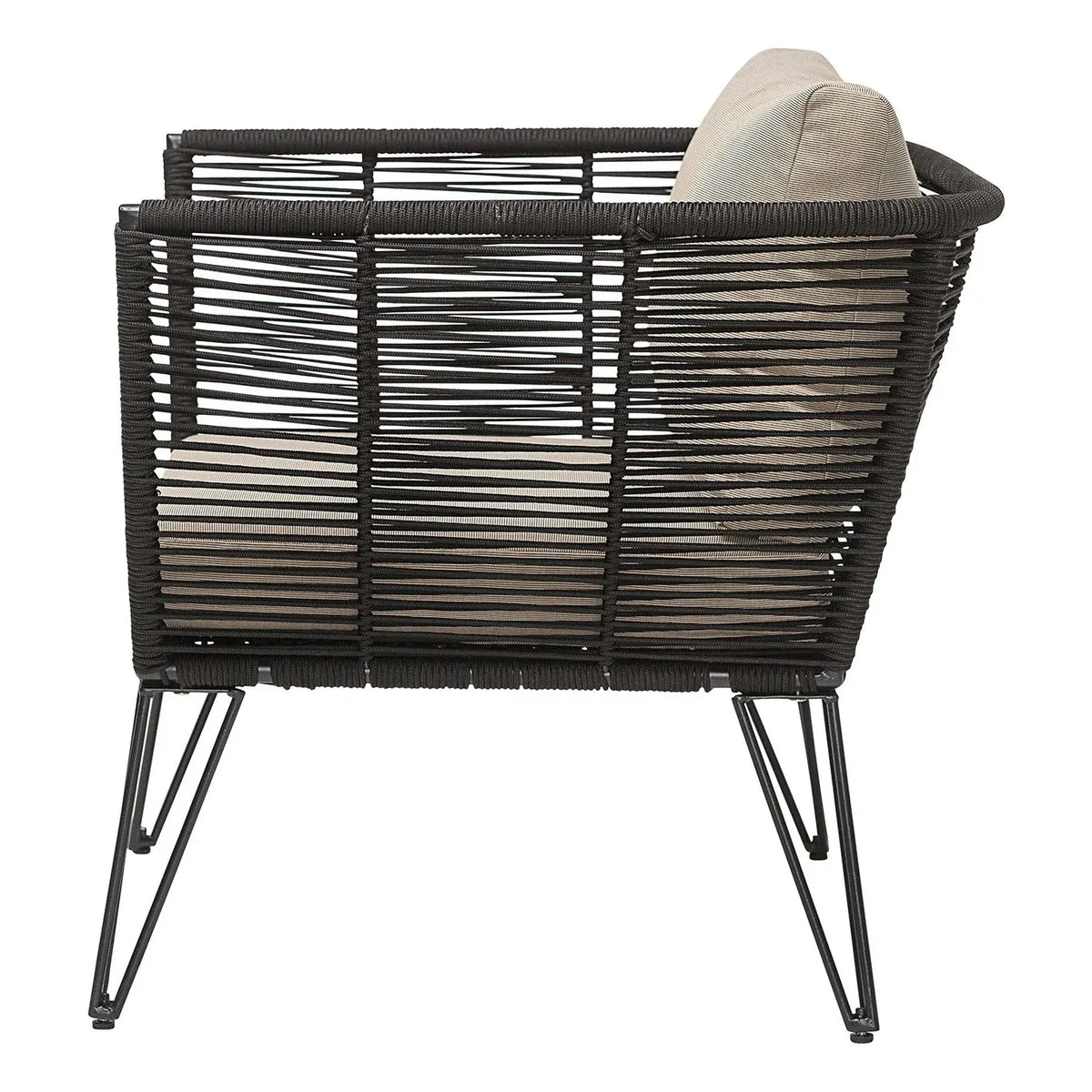 Bloomingville - Mundo Outdoor Lounge Chair | Black
