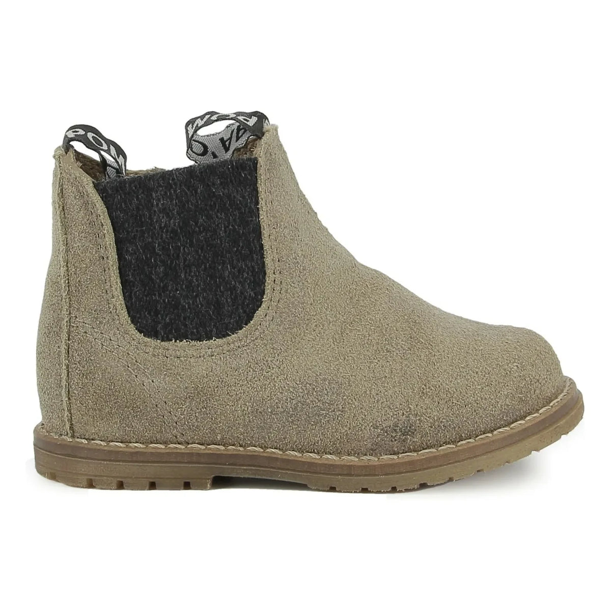 Pom d'Api - Bob Jod Zippered Velvet Boots | Khaki