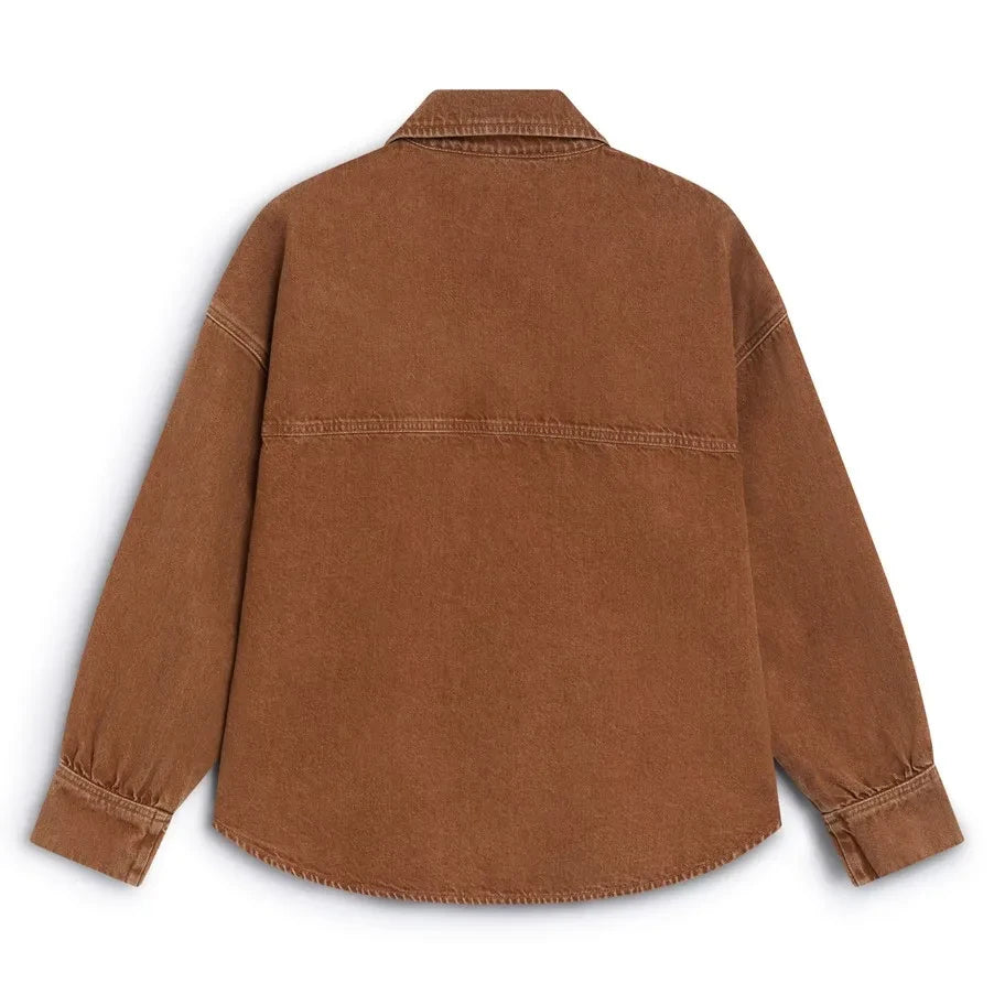 The New Society - Cotton Shirt | Hazelnut