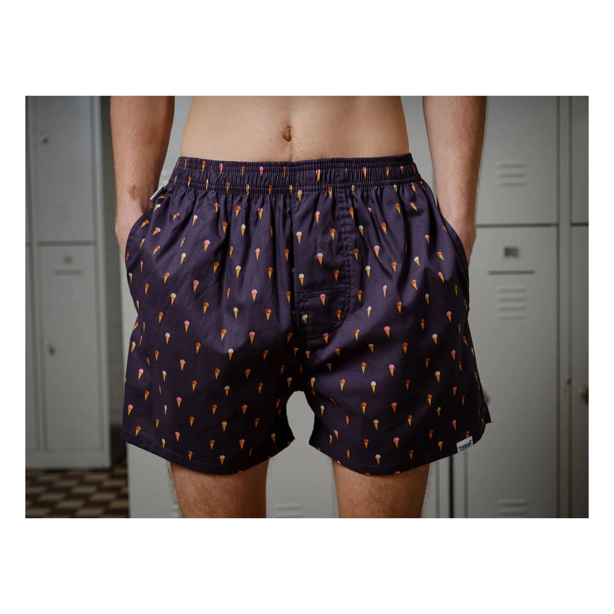 Pockies - Ice Cream Boxers | Navy Blue