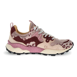 Flower Mountain - Yamano 3 Cow Velvet Sneakers | Pink