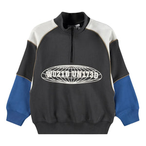 Molo - Marty organic cotton zip-up sweatshirt | Black