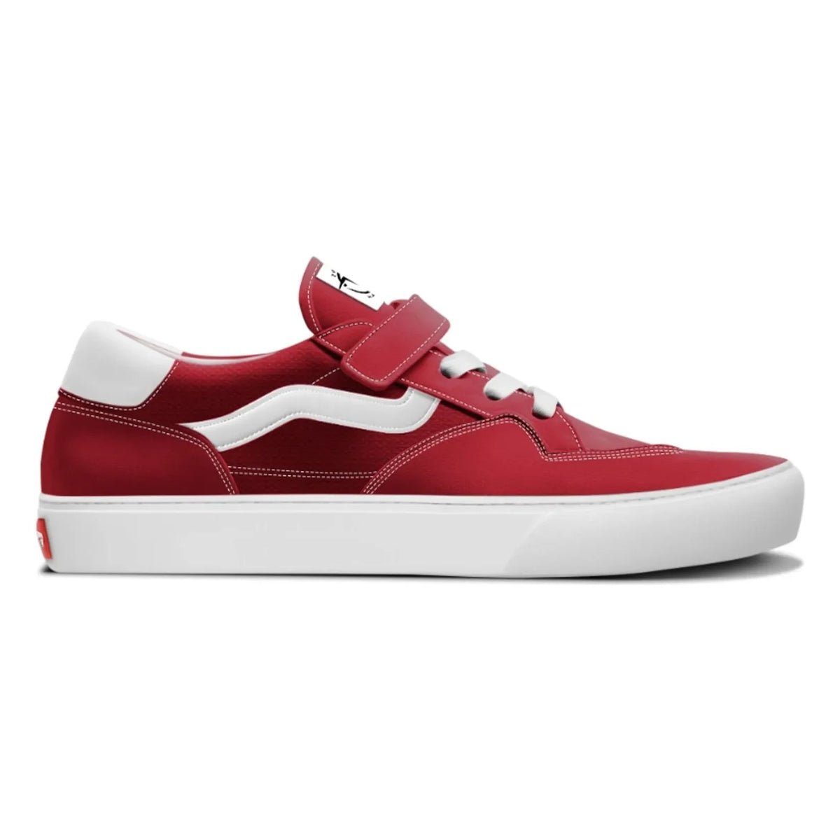 Vans - Kids' Rowan Velcro Skate Sneakers | Red