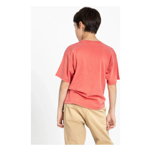 Smallable Kid - Nils Organic Cotton T-Shirt | Dark Red