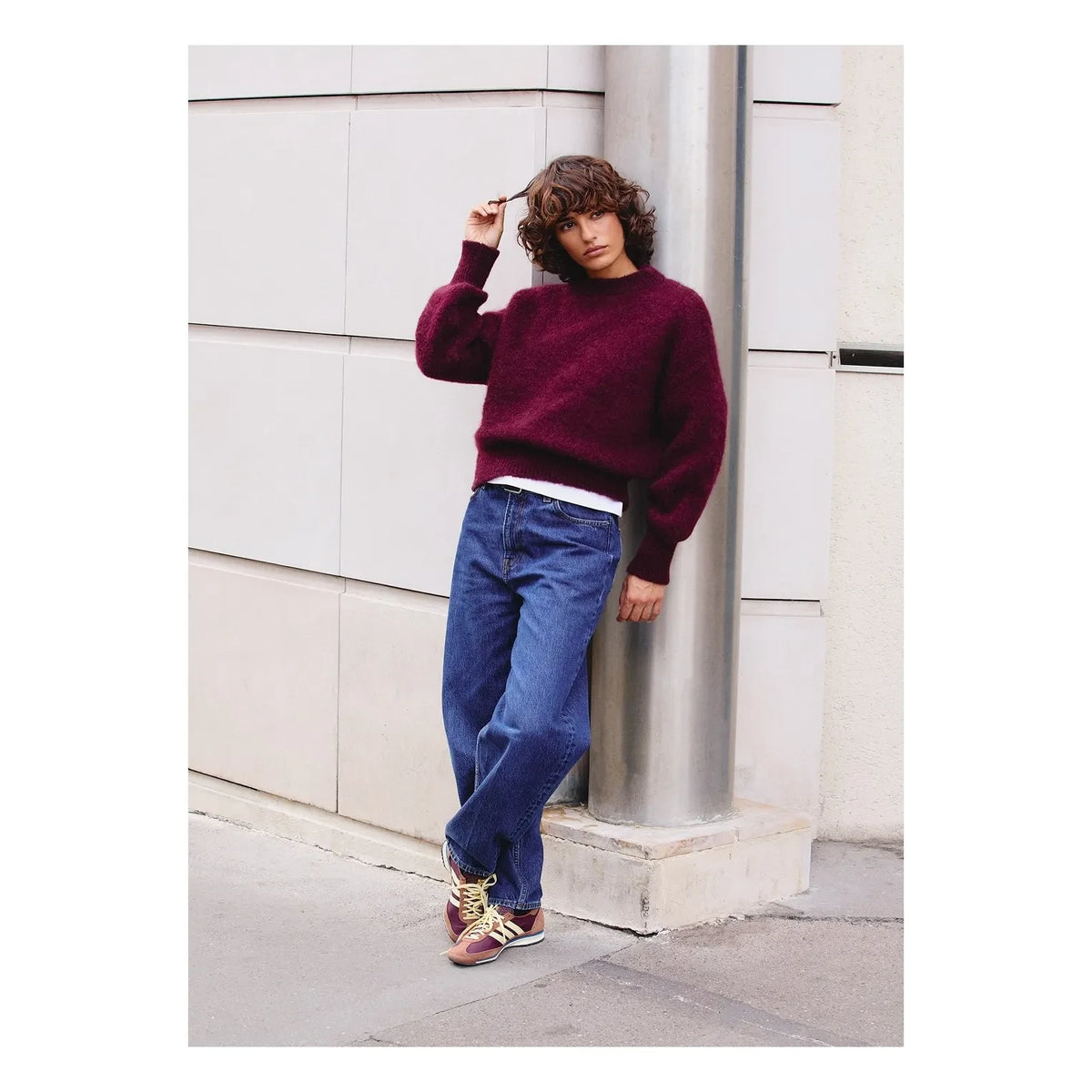 Surprise Paris - Jane Mohair Sweater | Burgundy