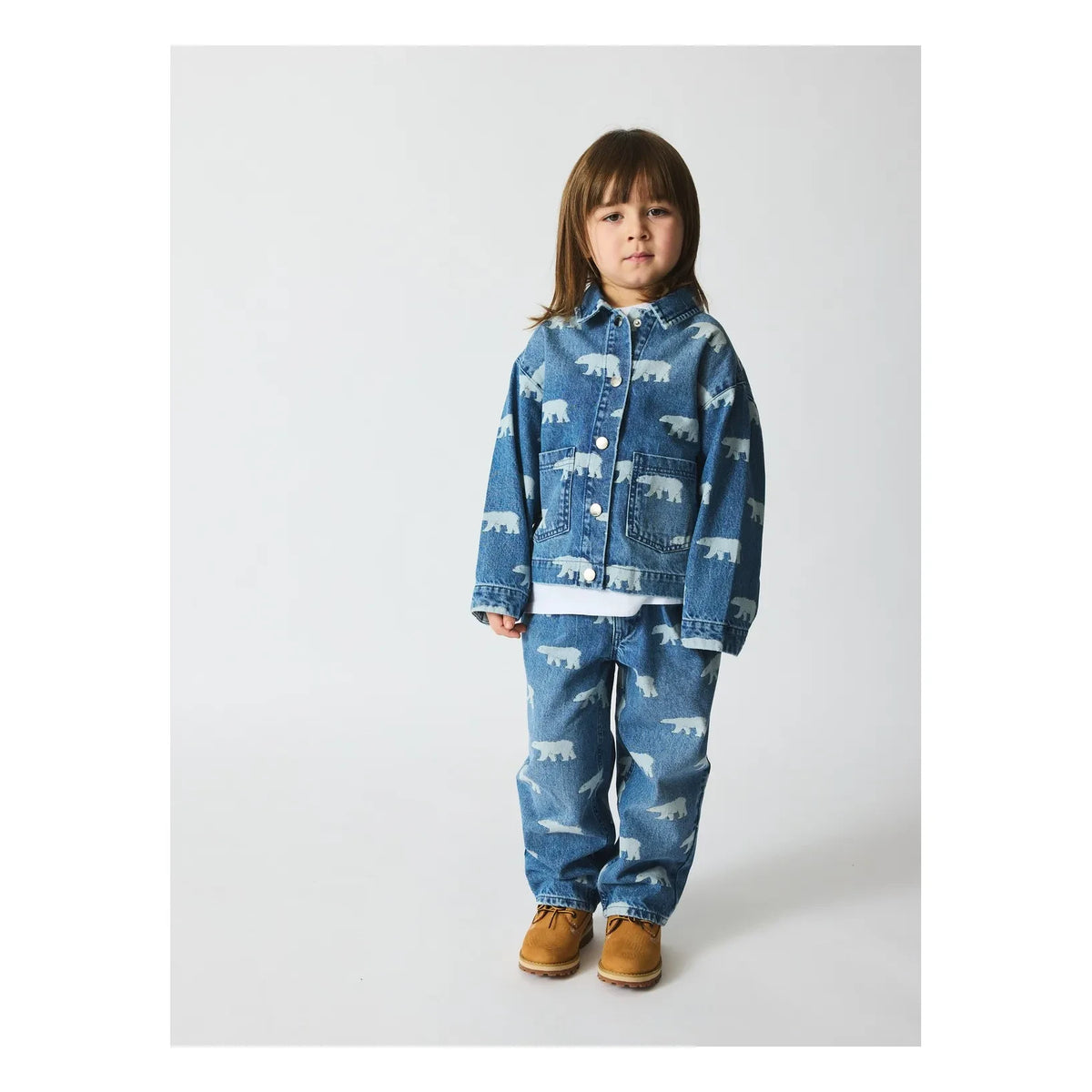 brunobruno nation - Dorethy AOP Organic Cotton Jeans | Blue