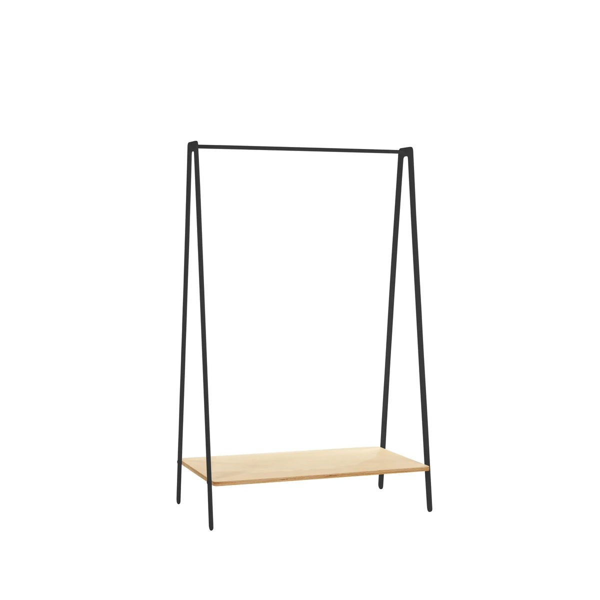 In2Wood - Wooden Hanging Rail | Black
