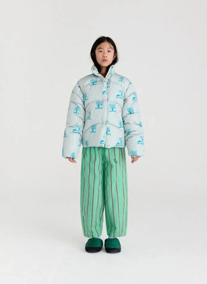 True Artist - Ex Libris puffer jacket | Light blue