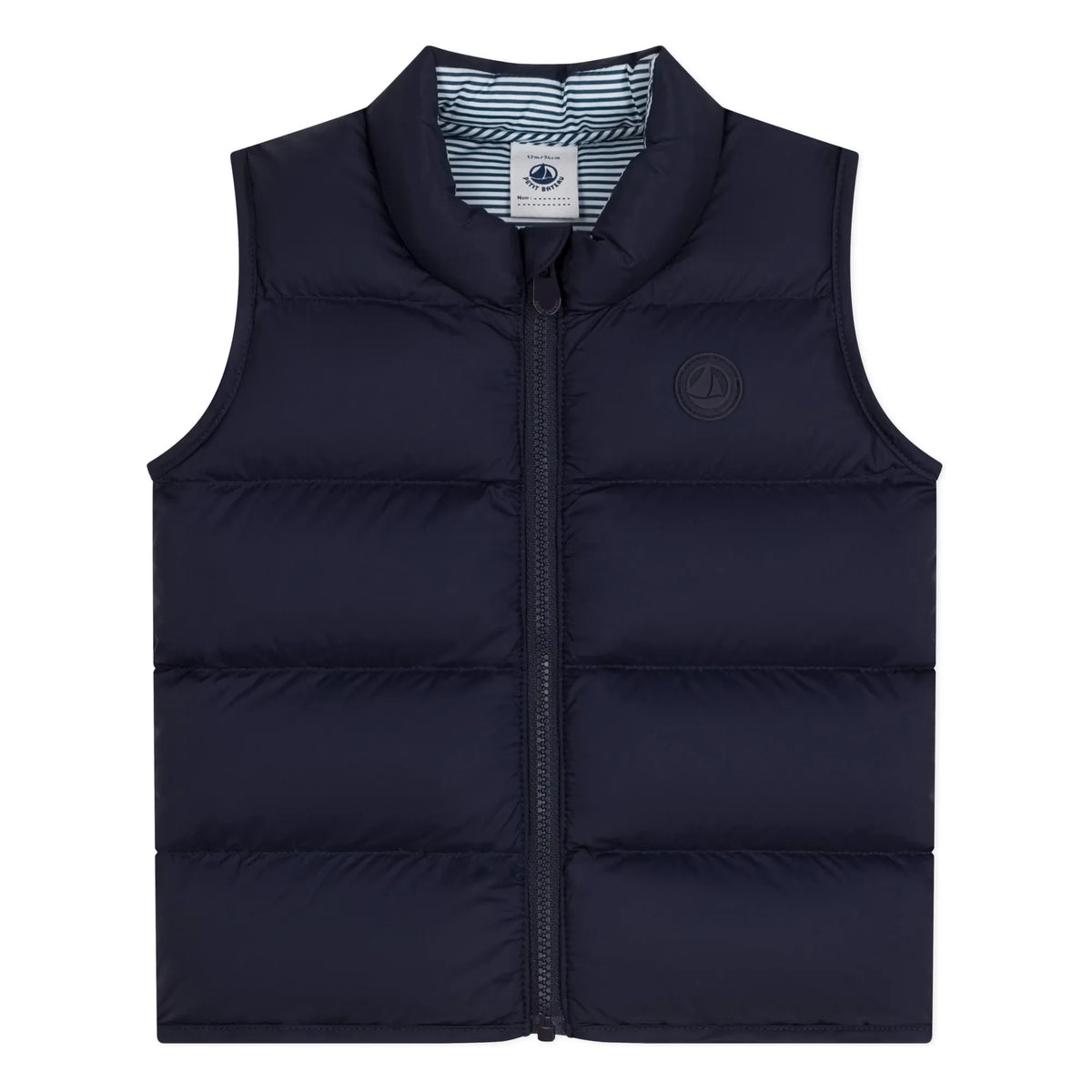 Petit Bateau - Baby Sleeveless Puffer Vest | Navy