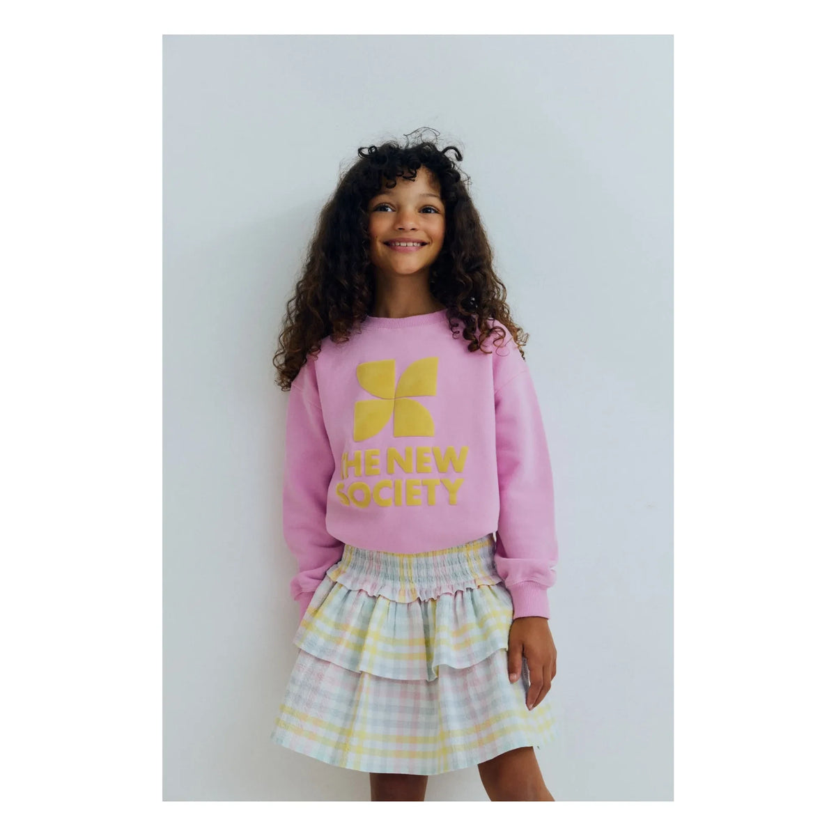 The New Society - TNS Logo Sweatshirt | Pink