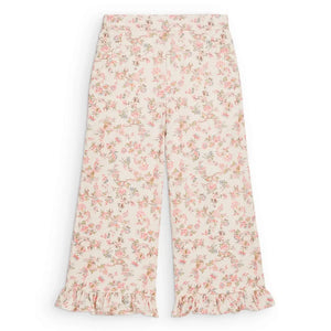 Louise Misha - Floral Organic Cotton Pants | Cream