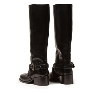 Hereu - Lligada Leather Boots | Black