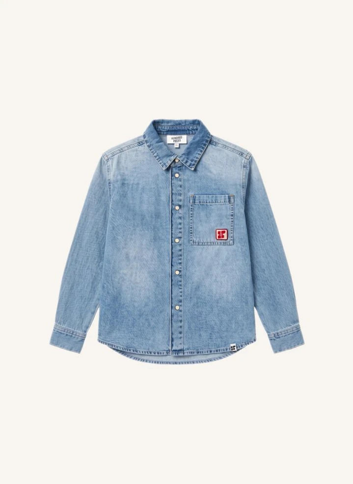 Hundred Pieces - Enzo Denim Shirt | Light Denim