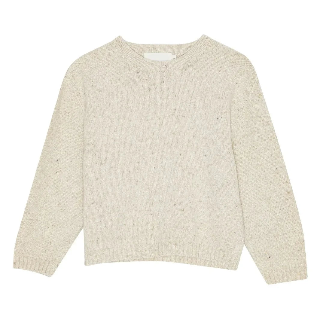 brunobruno nation - Jude Merino Wool Sweater | Ivory