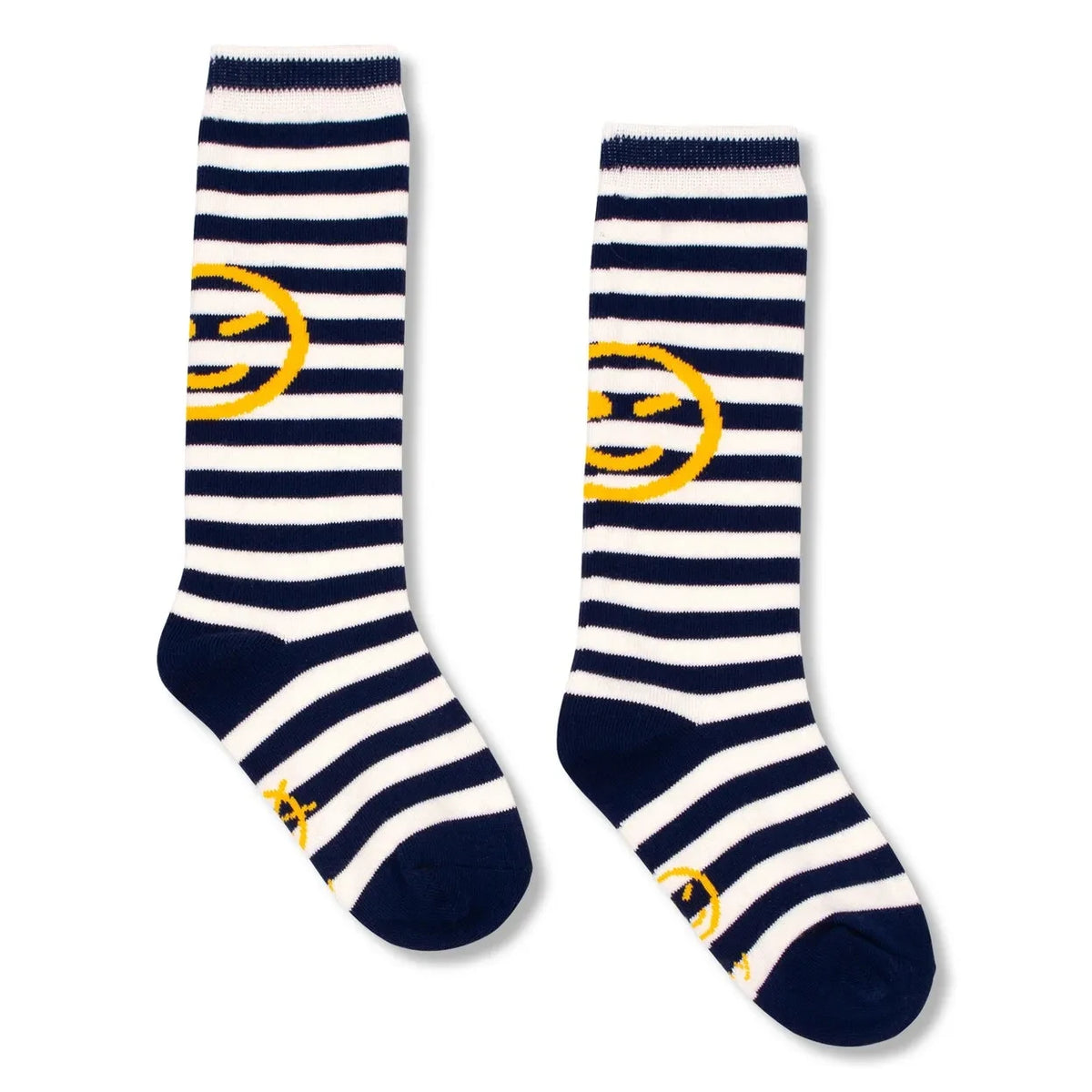 Wynken - Striped Socks | Navy
