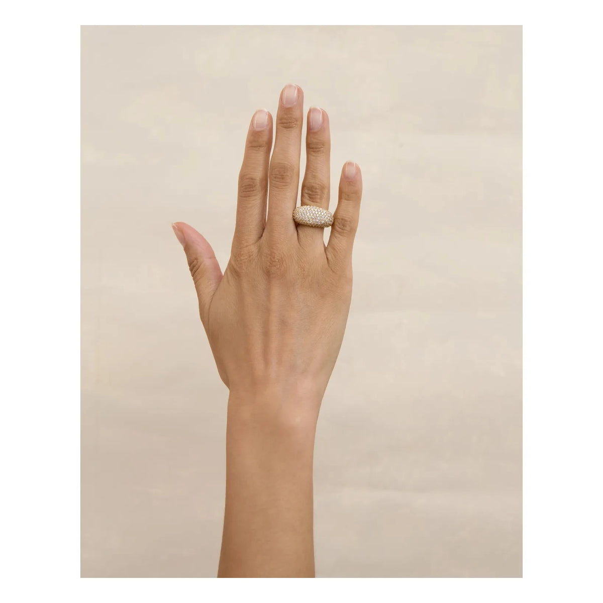 Daphine - Christy Pavé Ring | Gold