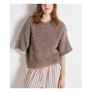 American Vintage - Zolly sweater | Dark brown