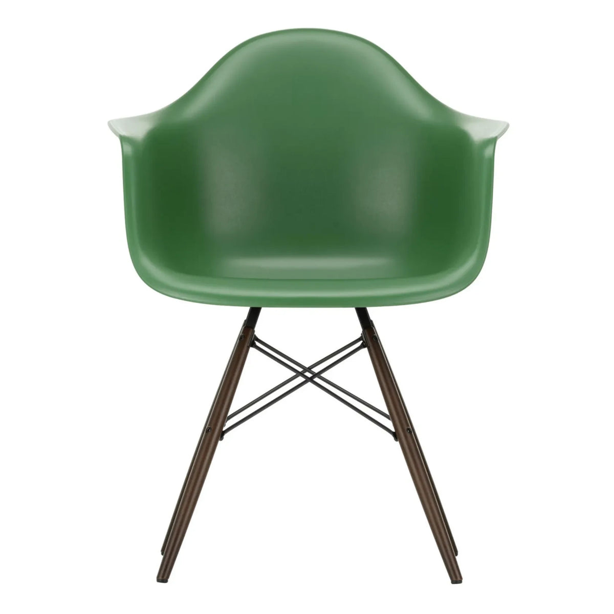 Vitra - DAW Chair - Maple Base - Charles & Ray Eames | Emerald Green