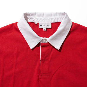 Smallable Man - Fausto Organic Cotton Polo T-shirt | Dark red