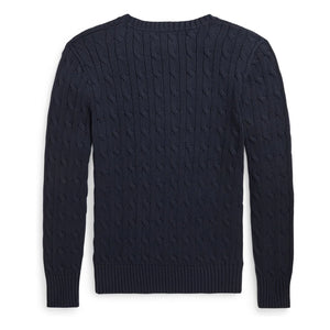 Ralph Lauren - Logo Cable Sweater | Navy Blue
