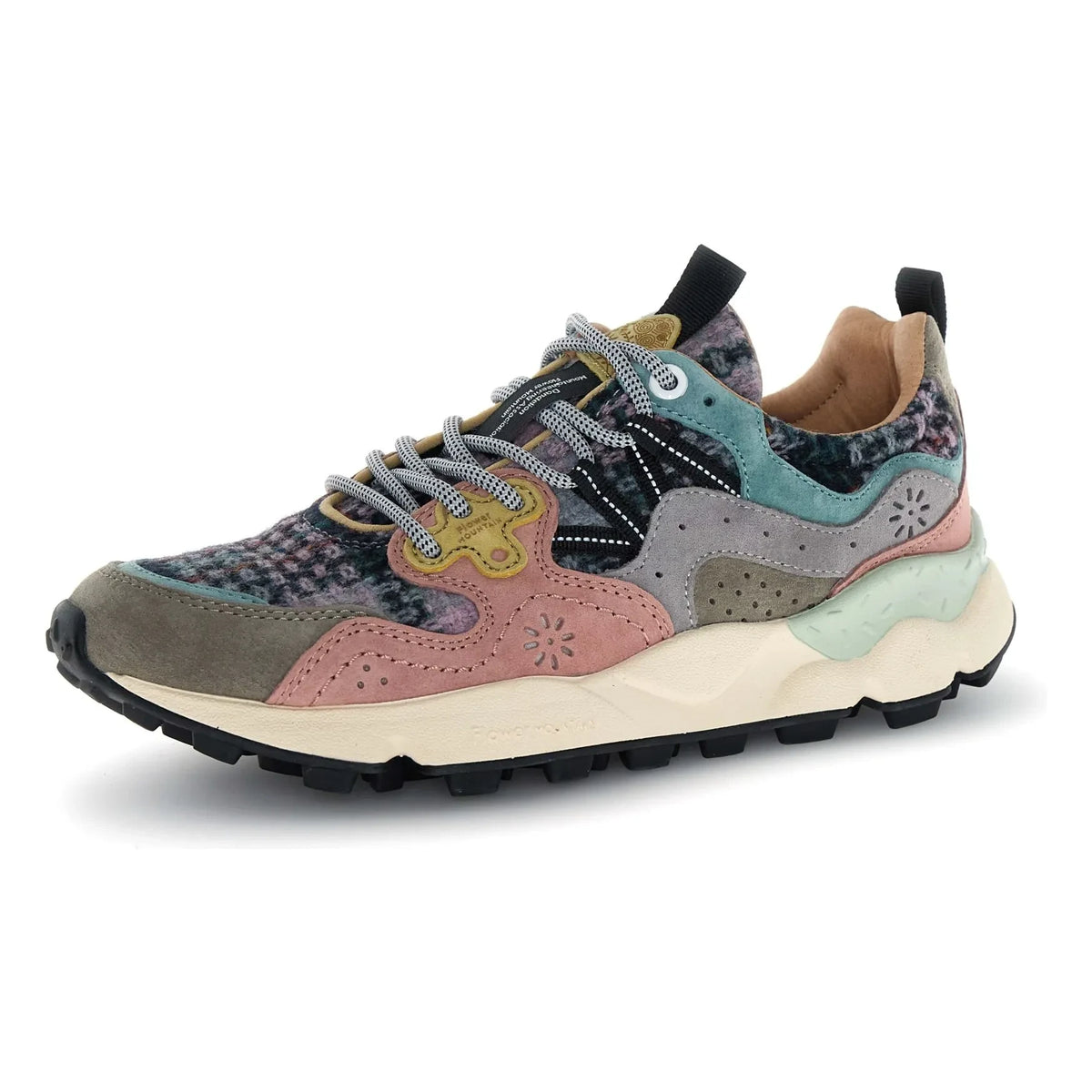 Flower Mountain - Yamano 3 Suede Fabric Sneakers | Gray