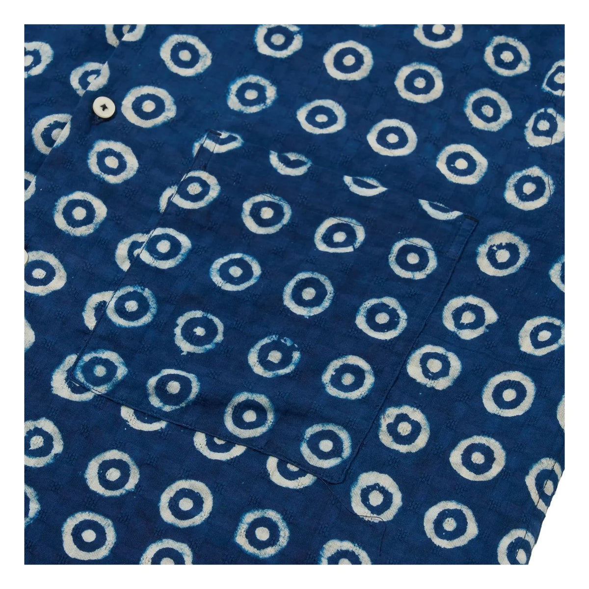 Universal Works - Chemise Camper Block | Indigo