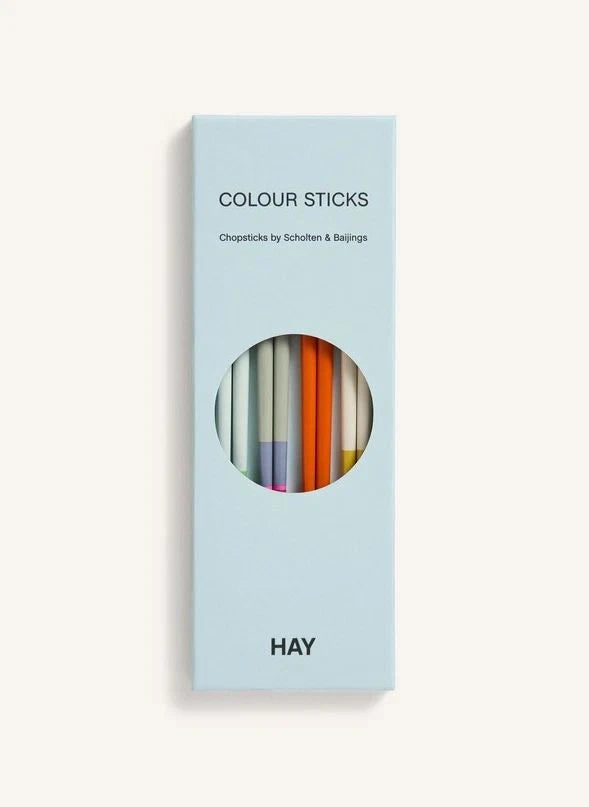 Hay - Striped Bamboo Chopsticks - Set of 4