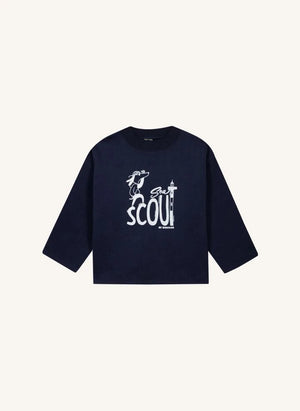 Bonton - Laurel Sea Sweatshirt | Navy