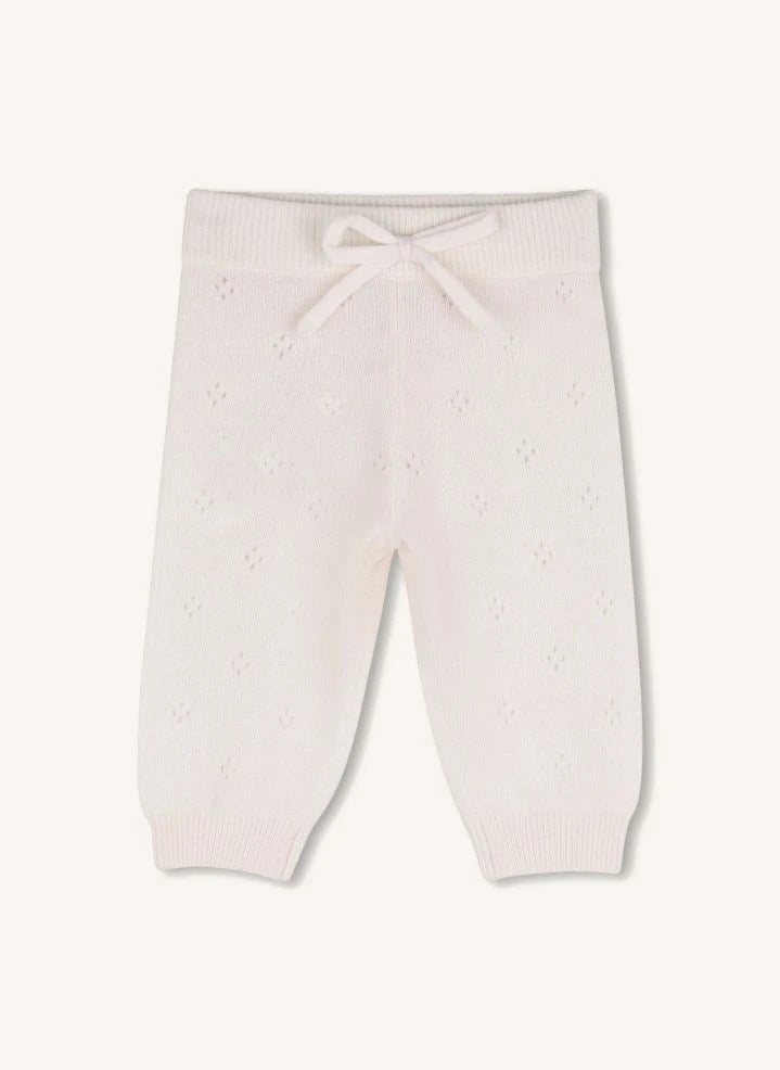 Chloé - Cashmere T-shirt and Trousers Set | Chalk